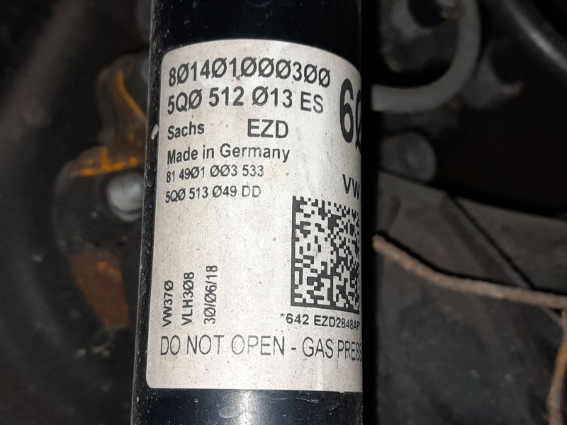 Recambio de amortiguador trasero izquierdo para seat leon style 1200 tsi referencia OEM IAM 5Q0512013ES  