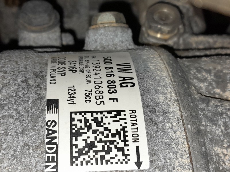 Recambio de compresor aire acondicionado para seat leon style 1200 tsi referencia OEM IAM   
