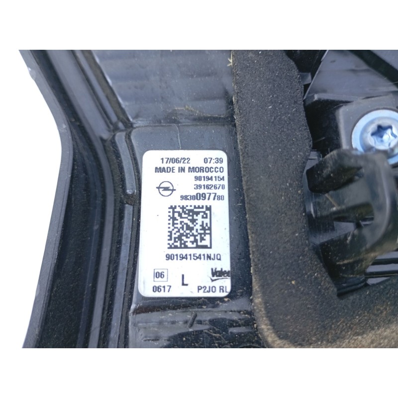 Recambio de piloto trasero izquierdo porton para opel corsa f cosmos referencia OEM IAM   