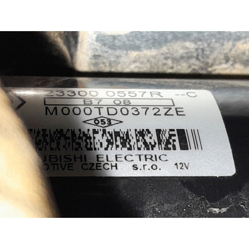 Recambio de motor arranque para renault megane iv berlina 5p 1.2 tce energy referencia OEM IAM 233000557R  