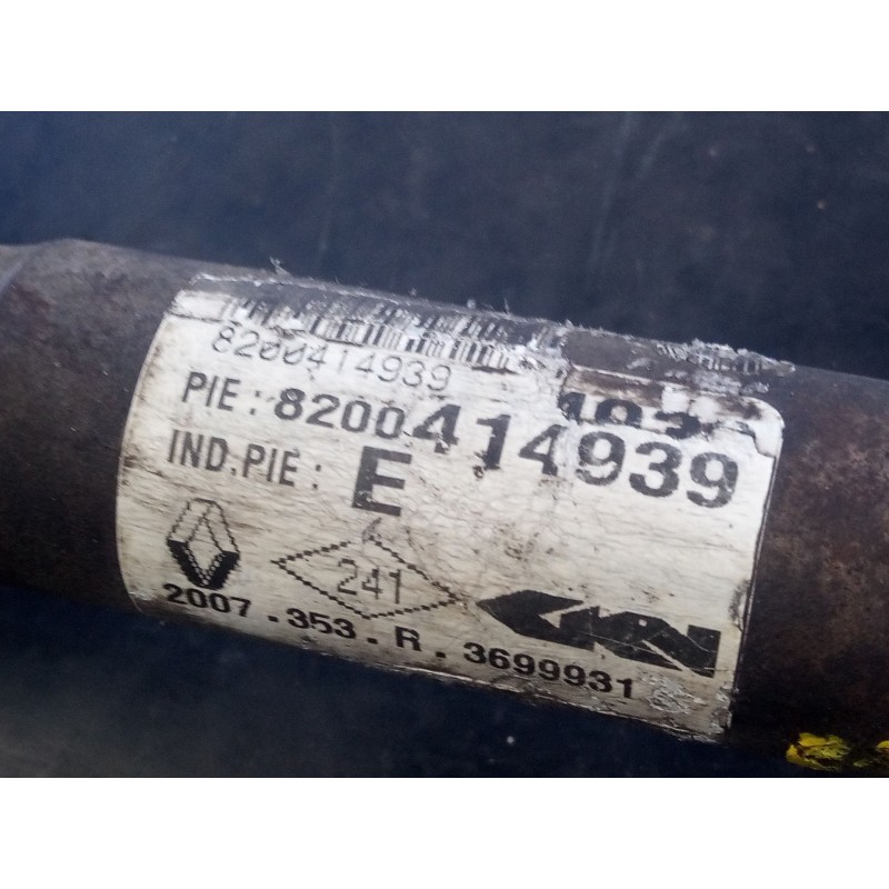 Recambio de transmision delantera izquierda para renault master ii phase 2 caja cerrada l2h1 referencia OEM IAM   