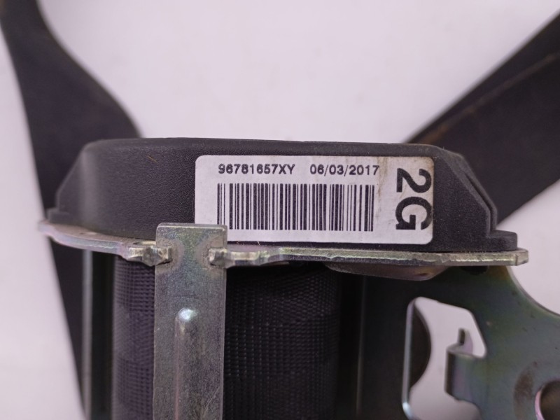 Recambio de cinturon seguridad trasero izquierdo para peugeot 2008 (--.2013) allure referencia OEM IAM 98781657XY  