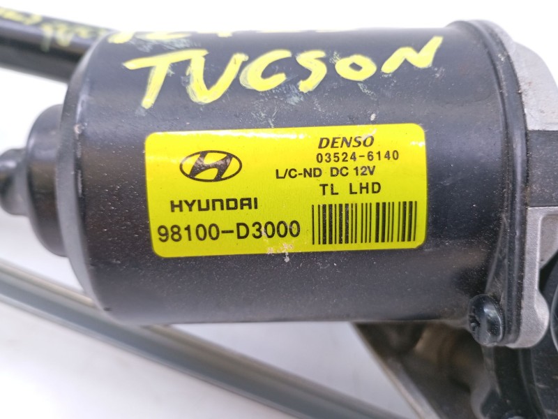 Recambio de motor limpia delantero para hyundai tucson style 2wd referencia OEM IAM 98100D3000  