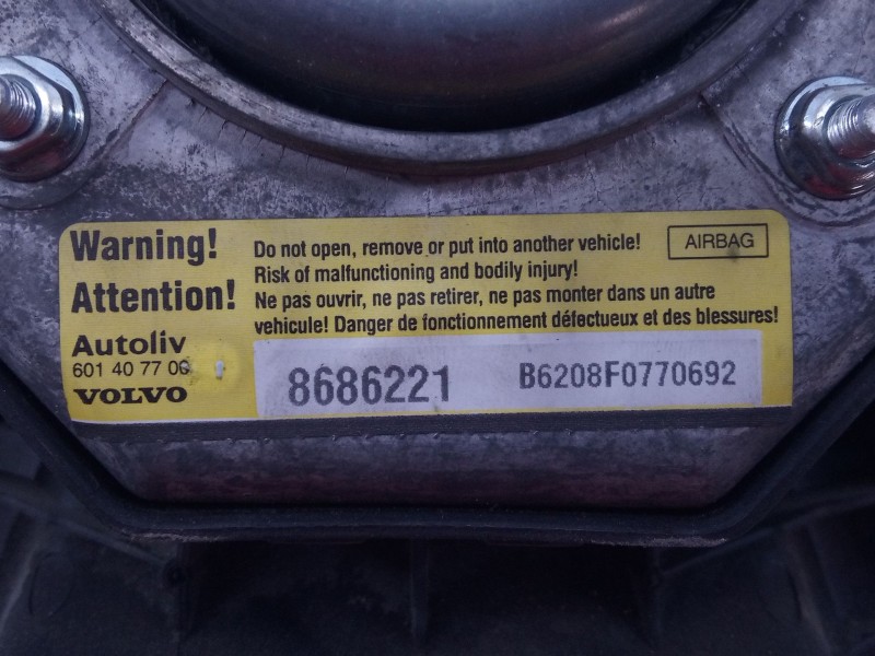 Recambio de airbag delantero izquierdo para volvo xc90 d5 referencia OEM IAM 8686221  