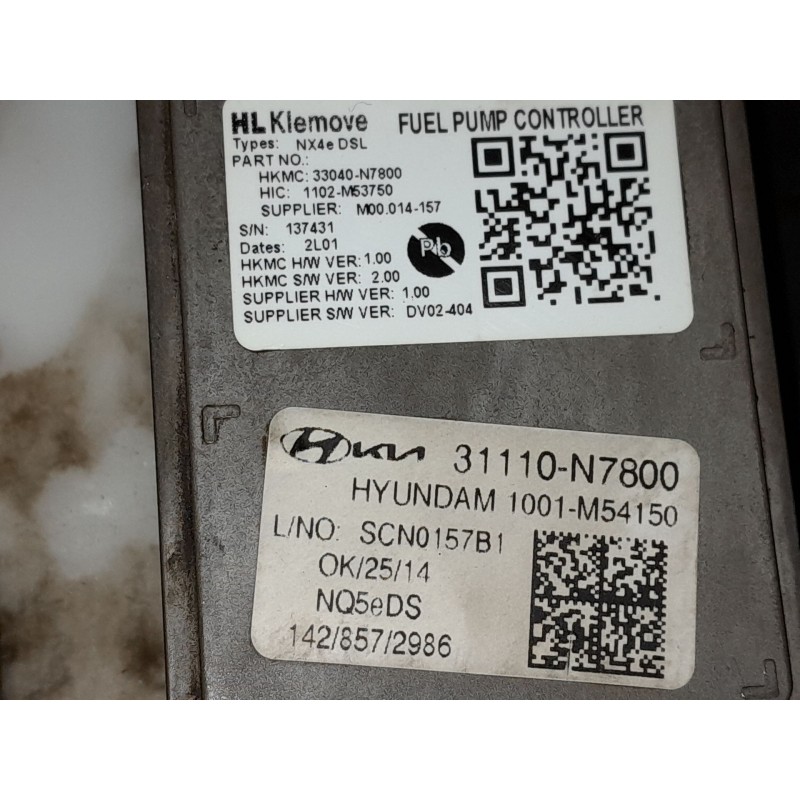 Recambio de aforador para kia sportage 1.6 crdi mhev mhev m63a18 referencia OEM IAM 31110N7800  