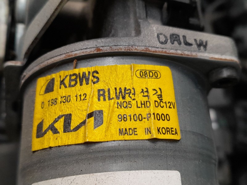 Recambio de motor limpia delantero para kia sportage 1.6 crdi mhev mhev m63a18 referencia OEM IAM 98100P1000  