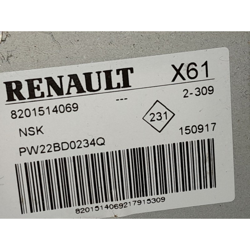 Recambio de columna direccion para renault kangoo express referencia OEM IAM   
