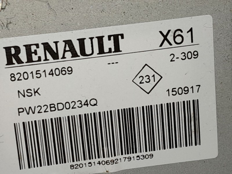 Recambio de columna direccion para renault kangoo express referencia OEM IAM   