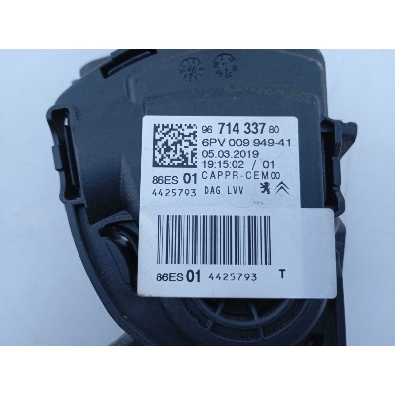 Recambio de pedal acelerador para peugeot 2008 (--.2013) access referencia OEM IAM 9671433780  