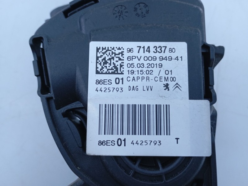 Recambio de pedal acelerador para peugeot 2008 (--.2013) access referencia OEM IAM 9671433780  