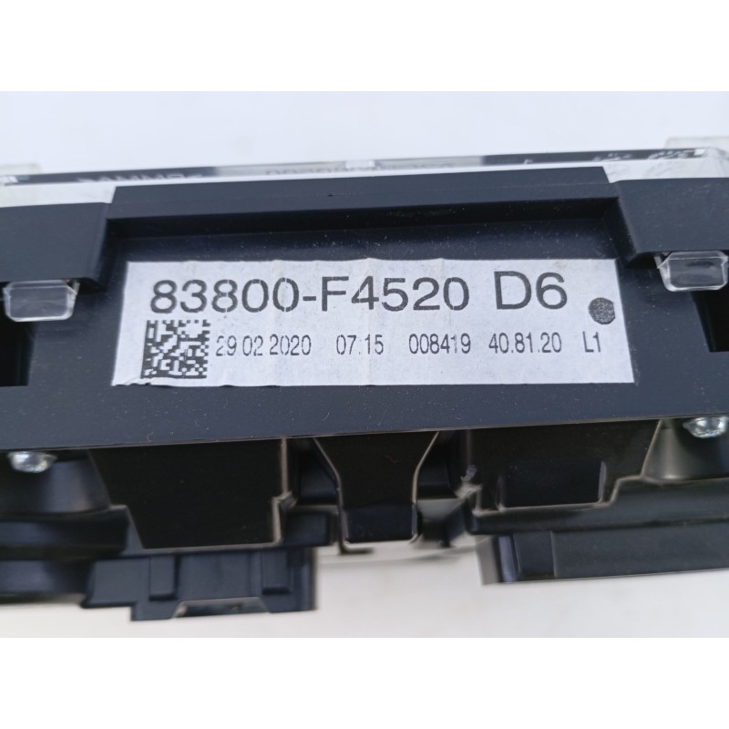 Recambio de cuadro instrumentos para toyota c-hr hybrid dynamic referencia OEM IAM 83800F4520  