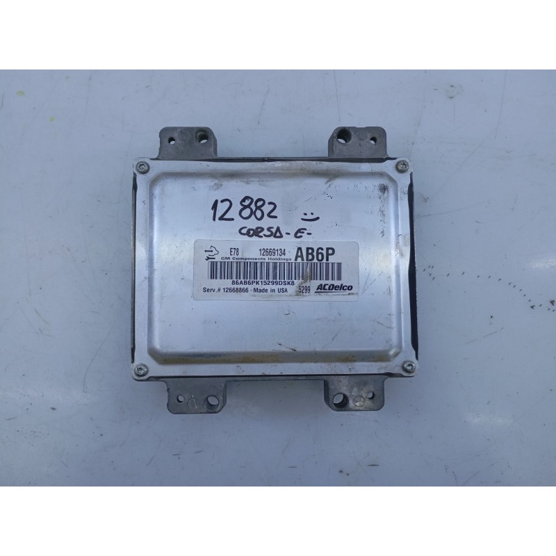 Recambio de centralita motor uce para opel corsa e selective referencia OEM IAM 12669134 12668866 