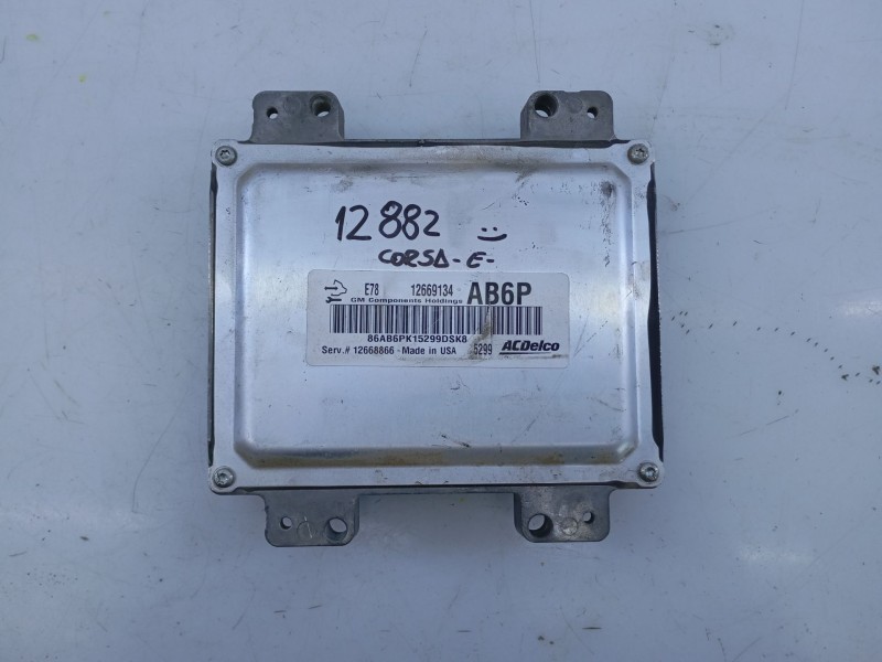 Recambio de centralita motor uce para opel corsa e selective referencia OEM IAM 12669134 12668866 