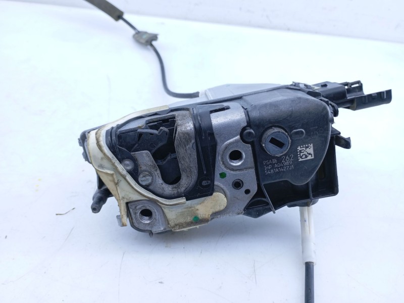 Recambio de cerradura puerta trasera izquierda para peugeot 508 active referencia OEM IAM 9800626280  