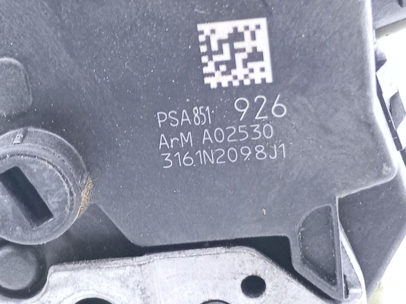 Recambio de cerradura puerta trasera izquierda para peugeot 508 gt referencia OEM IAM PSA851926  3561N2098J1