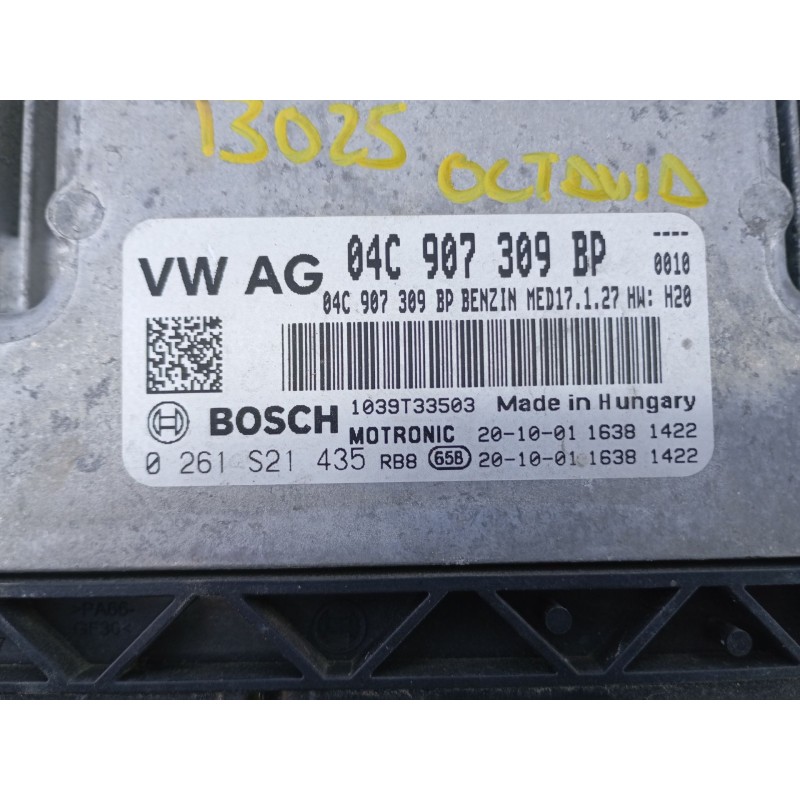 Recambio de centralita motor uce para skoda fabia combi familiar comfort referencia OEM IAM 04C907309BP 0261S21435 