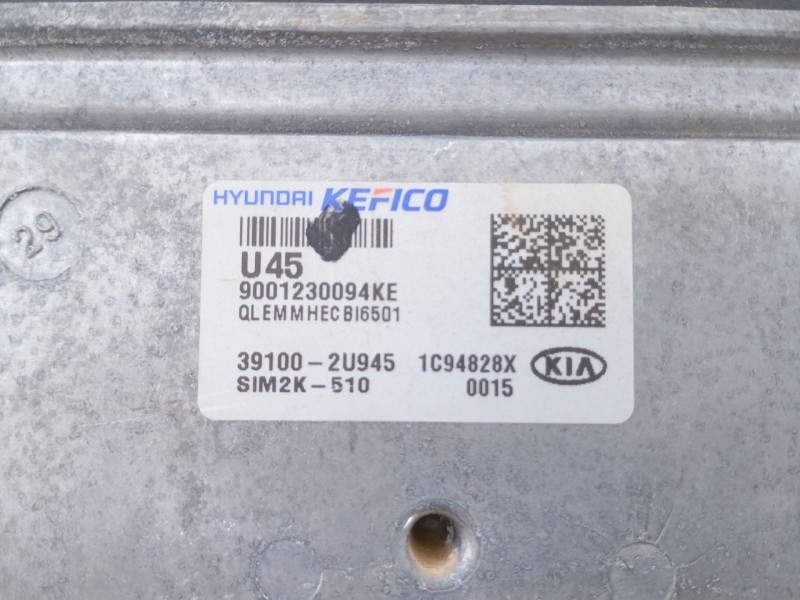 Recambio de centralita motor uce para kia sportage gt line referencia OEM IAM 391012U945  