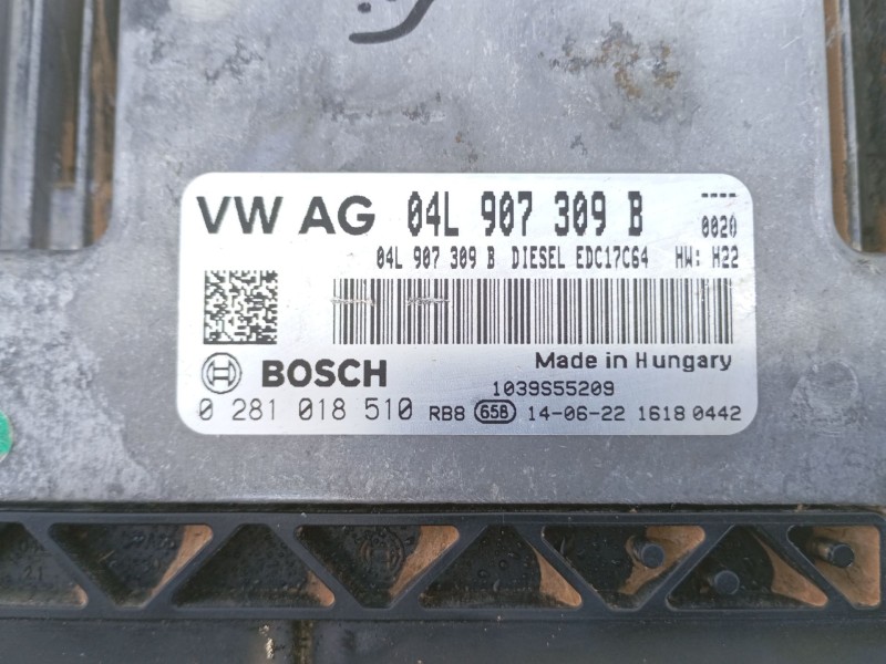 Recambio de centralita motor uce para seat leon (5f1) style referencia OEM IAM 04L907309B 0281018510 