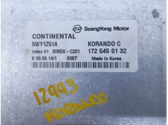 Recambio de centralita motor uce para ssangyong korando crystal referencia OEM IAM 1725450132 5WY1Z51A  2