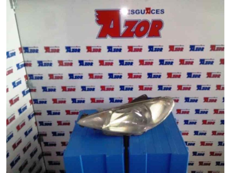 Recambio de faro izquierdo para peugeot 206 berlina referencia OEM IAM 89001963 VALEO (98->03) 3P/5P 