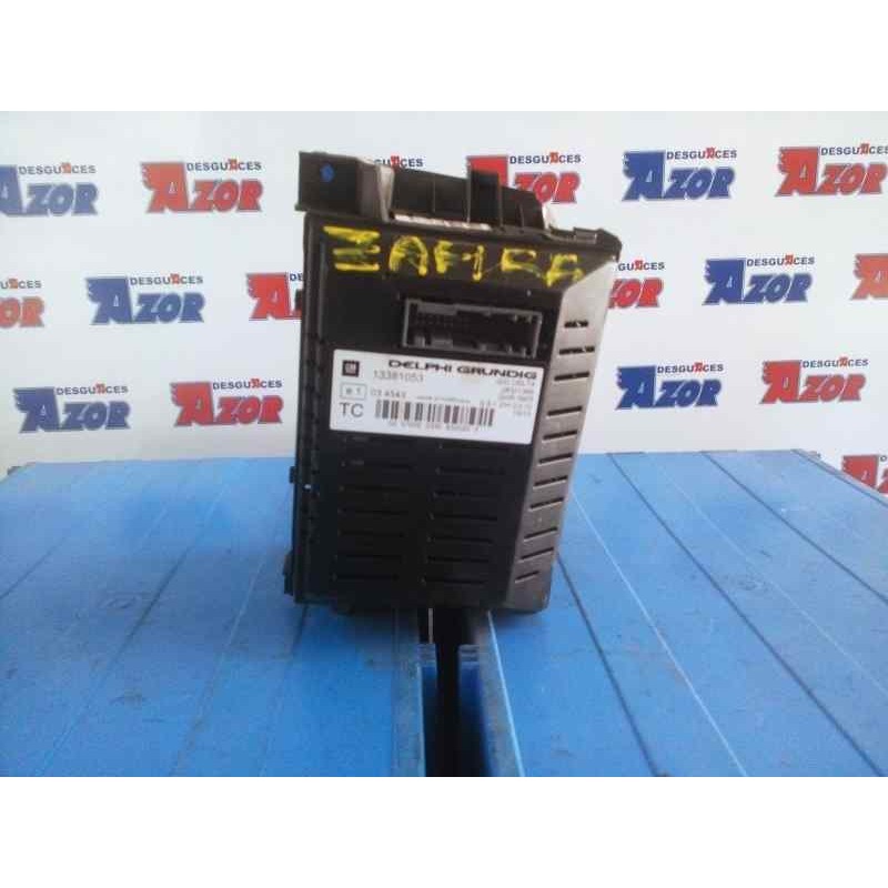 Recambio de ordenador de abordo para opel zafira b 1.8 16v referencia OEM IAM 13381053 DELPHI GRUNDING (2013) 