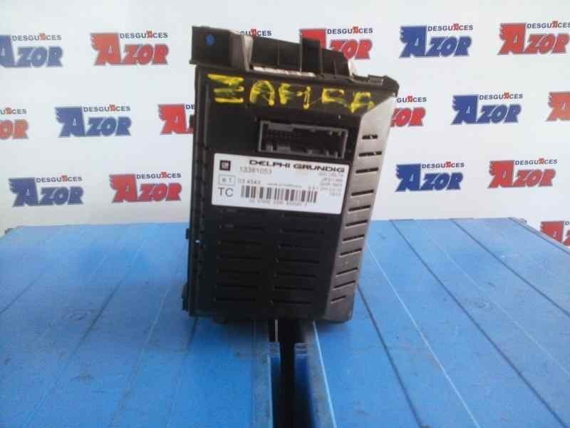 Recambio de ordenador de abordo para opel zafira b 1.8 16v referencia OEM IAM 13381053 DELPHI GRUNDING (2013) 