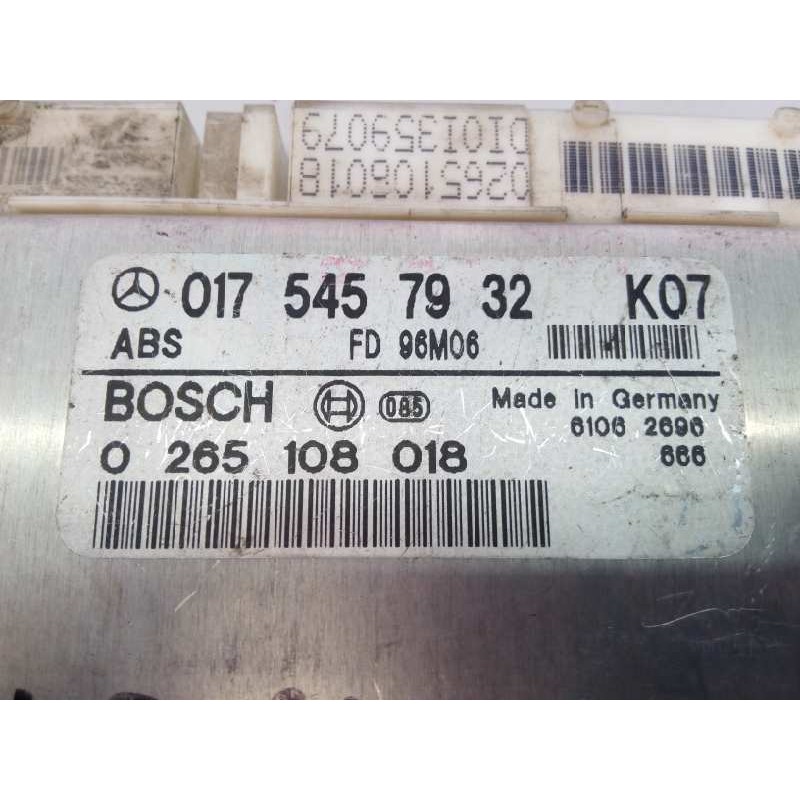 Recambio de abs para mercedes clase c (w202) berlina referencia OEM IAM 0175457932 0265108018 