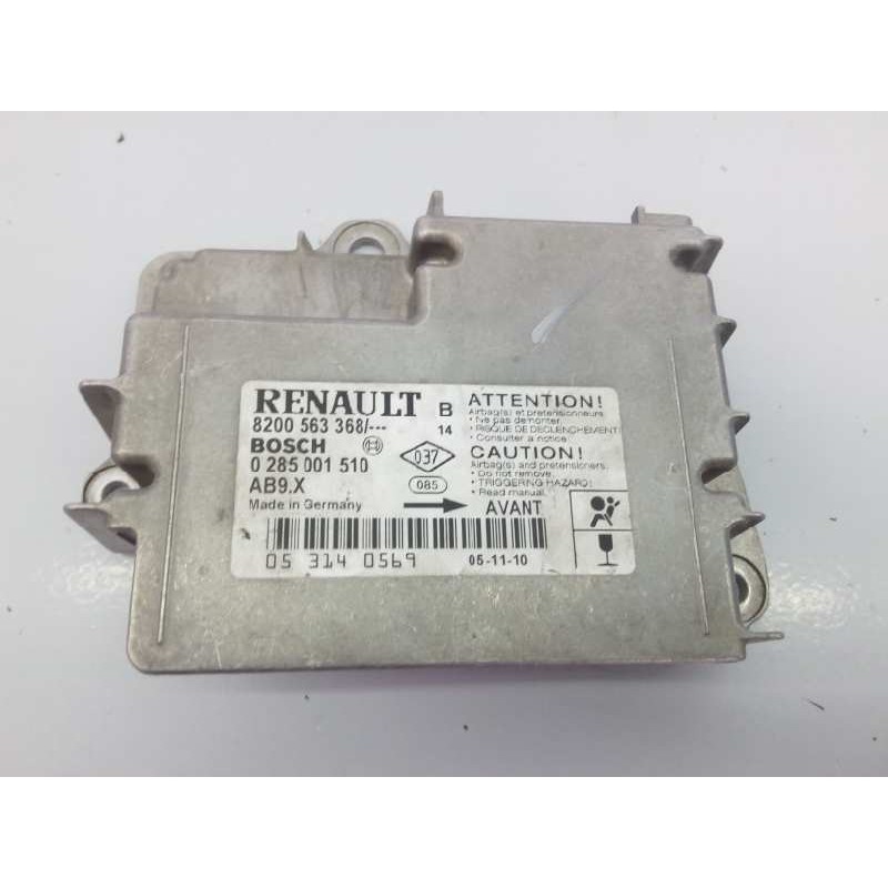 Recambio de centralita airbag para renault clio iii referencia OEM IAM 8200563368 0265001510 