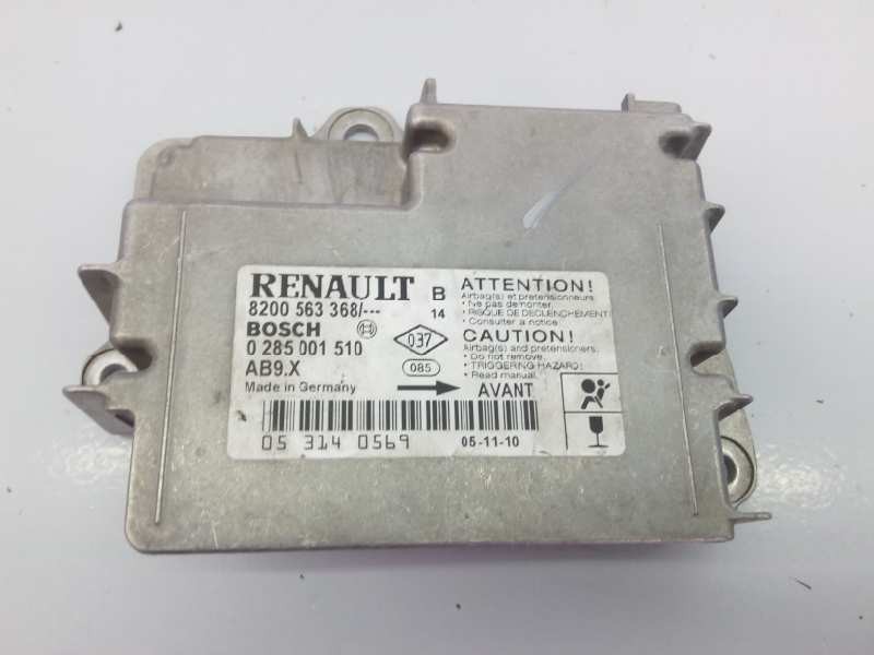 Recambio de centralita airbag para renault clio iii referencia OEM IAM 8200563368 0265001510 