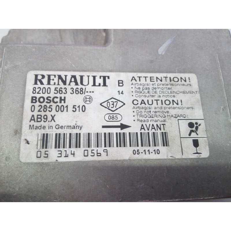 Recambio de centralita airbag para renault clio iii referencia OEM IAM 8200563368 0265001510 