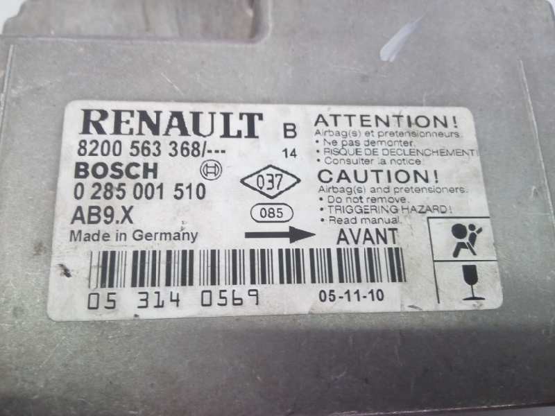 Recambio de centralita airbag para renault clio iii referencia OEM IAM 8200563368 0265001510 