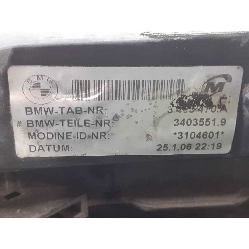 Recambio de radiador agua para bmw serie 3 berlina (e46) referencia OEM IAM 64006735 34035519 