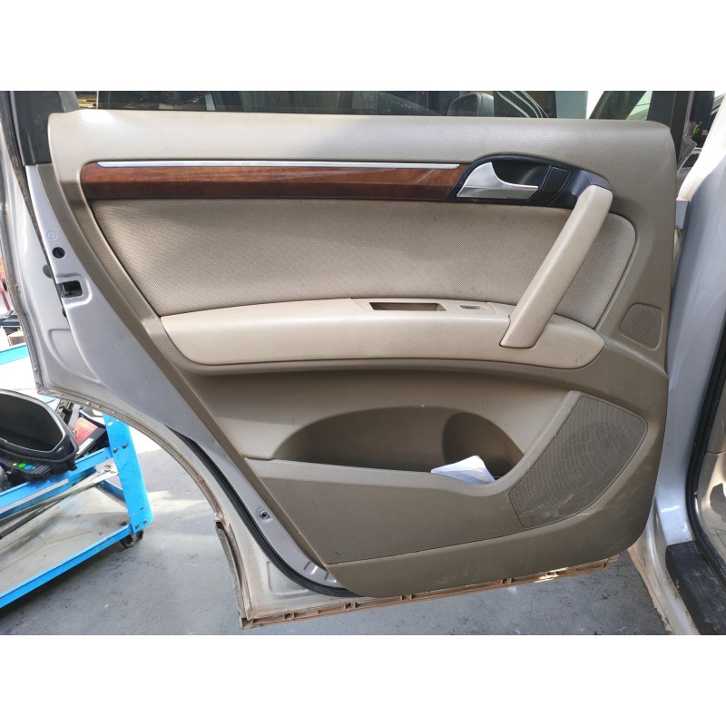 Recambio de guarnecido puerta trasera izquierda para audi q7 (4l) 3.0 tdi referencia OEM IAM   