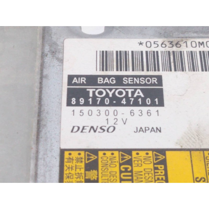 Recambio de centralita airbag para toyota prius (nhw30) advance referencia OEM IAM 8917047101  E3-B2-10-4