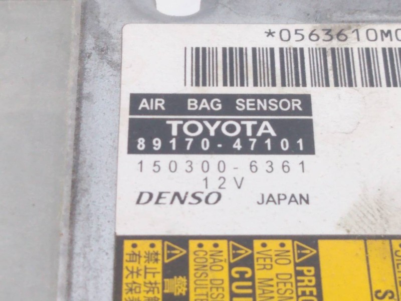 Recambio de centralita airbag para toyota prius (nhw30) advance referencia OEM IAM 8917047101  E3-B2-10-4