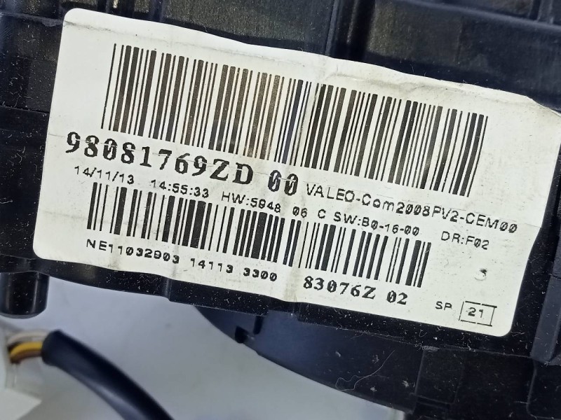 Recambio de anillo airbag para peugeot 208 referencia OEM IAM 98081769ZD  