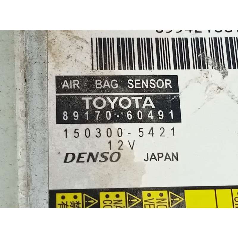 Recambio de centralita airbag para toyota land cruiser (j15) basis referencia OEM IAM 8917060491  E3-B2-17-1