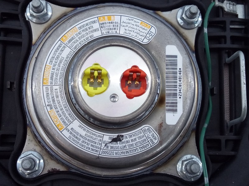 Recambio de airbag delantero izquierdo para nissan qashqai+2 (jj10) acenta referencia OEM IAM 98510JD16D  E2-A4-8-2