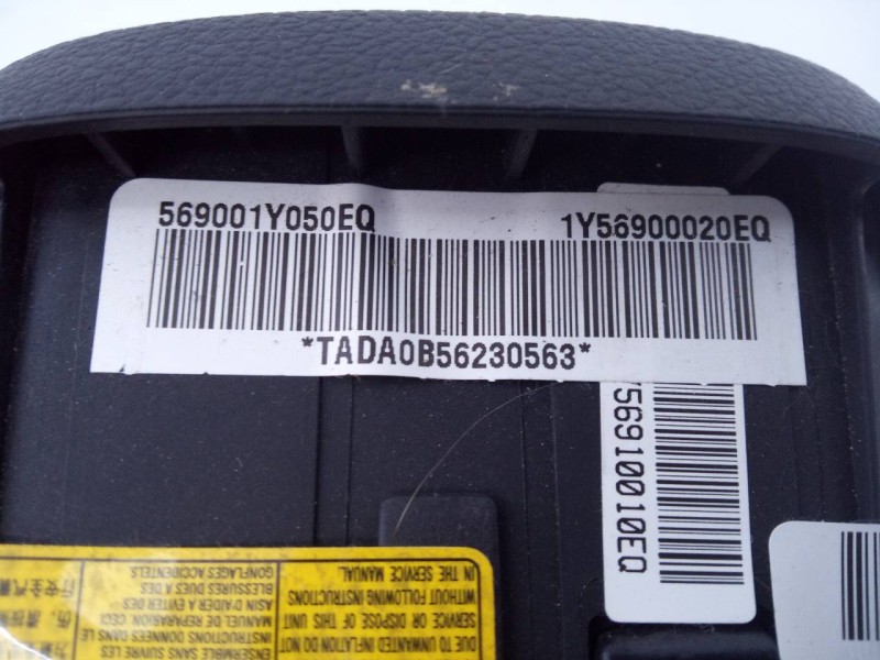 Recambio de airbag delantero izquierdo para kia picanto drive referencia OEM IAM 569001Y050EQ  E2-B5-44-1