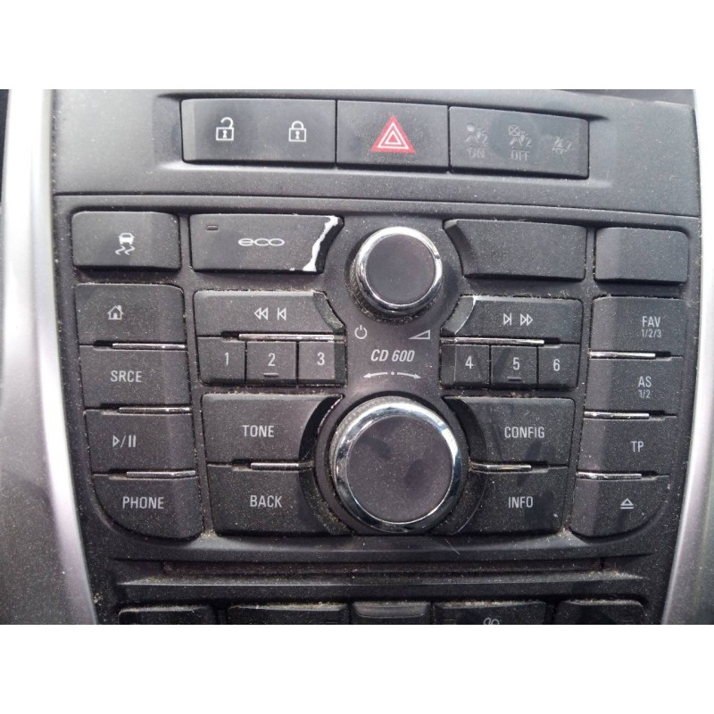 Recambio de sistema audio / radio cd para opel astra j lim. excellence referencia OEM IAM   