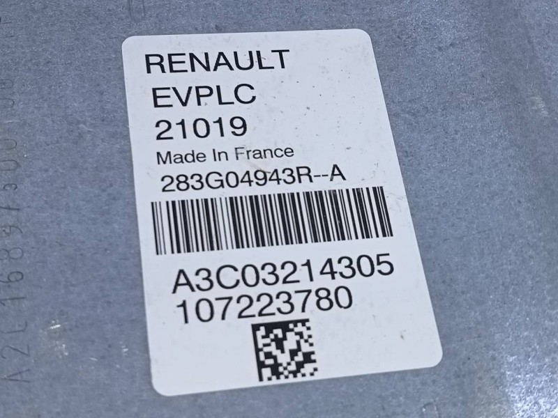 Recambio de centralita cambio automatico para renault zoe bose referencia OEM IAM 283G04943R  