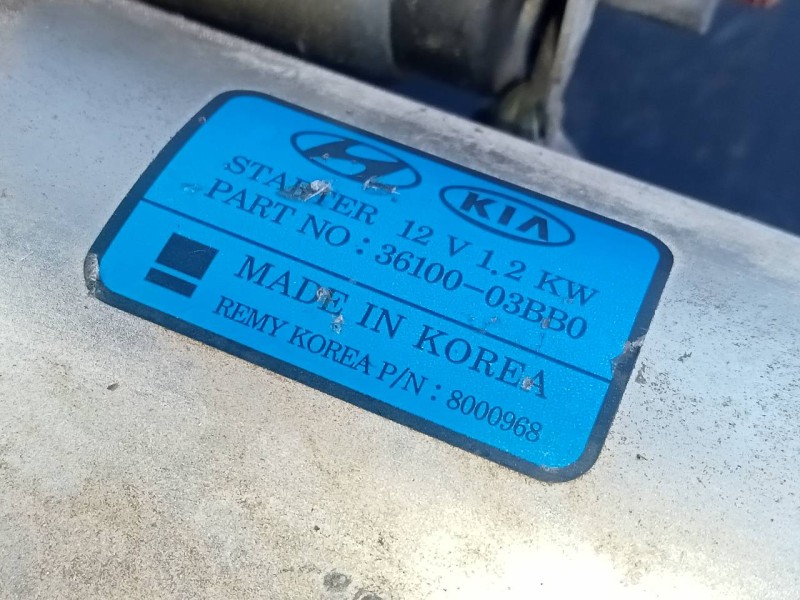 Recambio de motor arranque para kia rio (yb) concept referencia OEM IAM 3610003BB0 80000968 