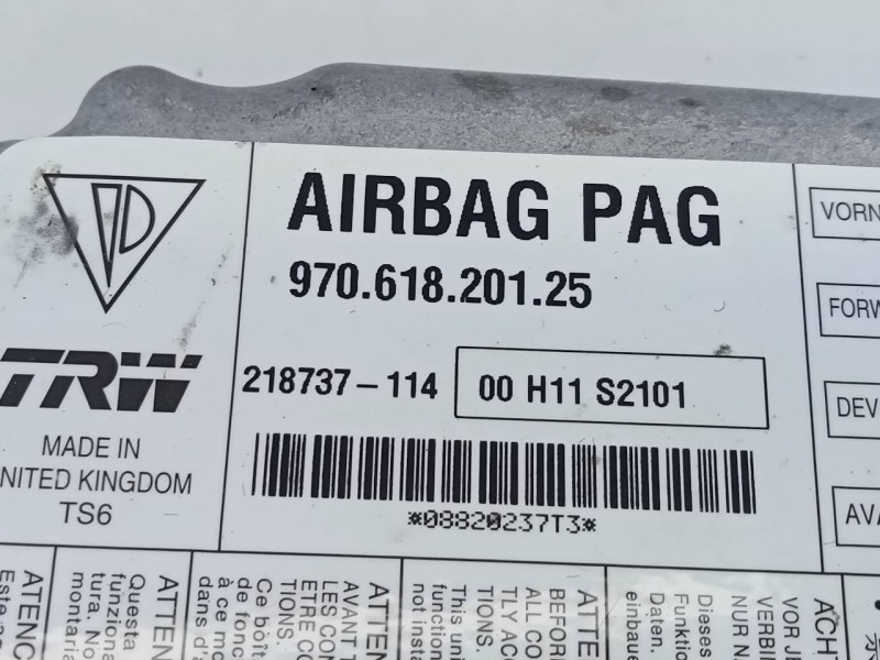 Recambio de centralita airbag para porsche panamera 4 s referencia OEM IAM 97061820125  E3-B6-50-5