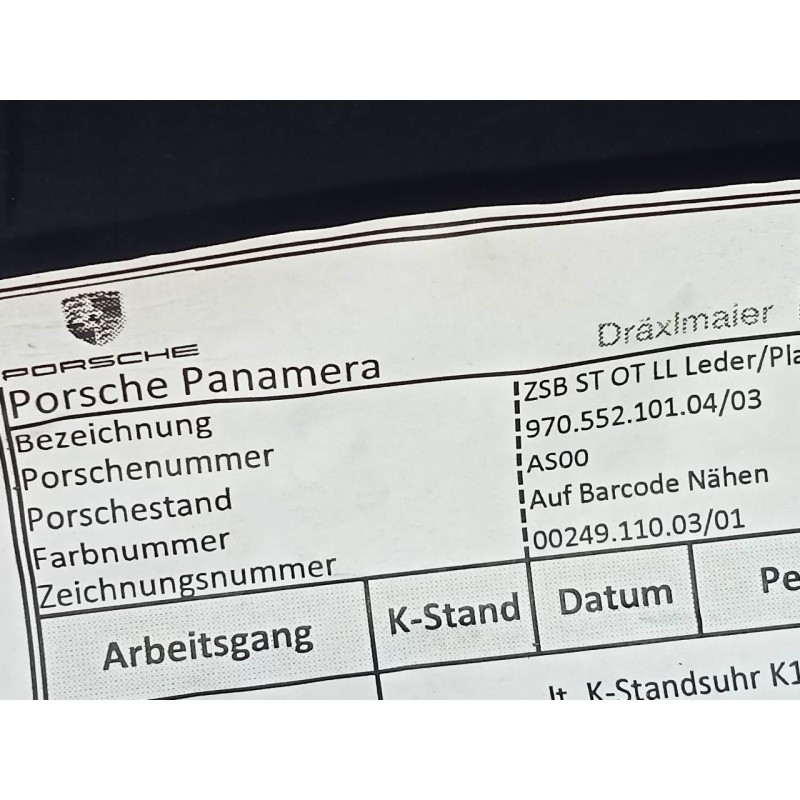 Recambio de salpicadero para porsche panamera 4 s referencia OEM IAM 97055210104  P2-B2-10