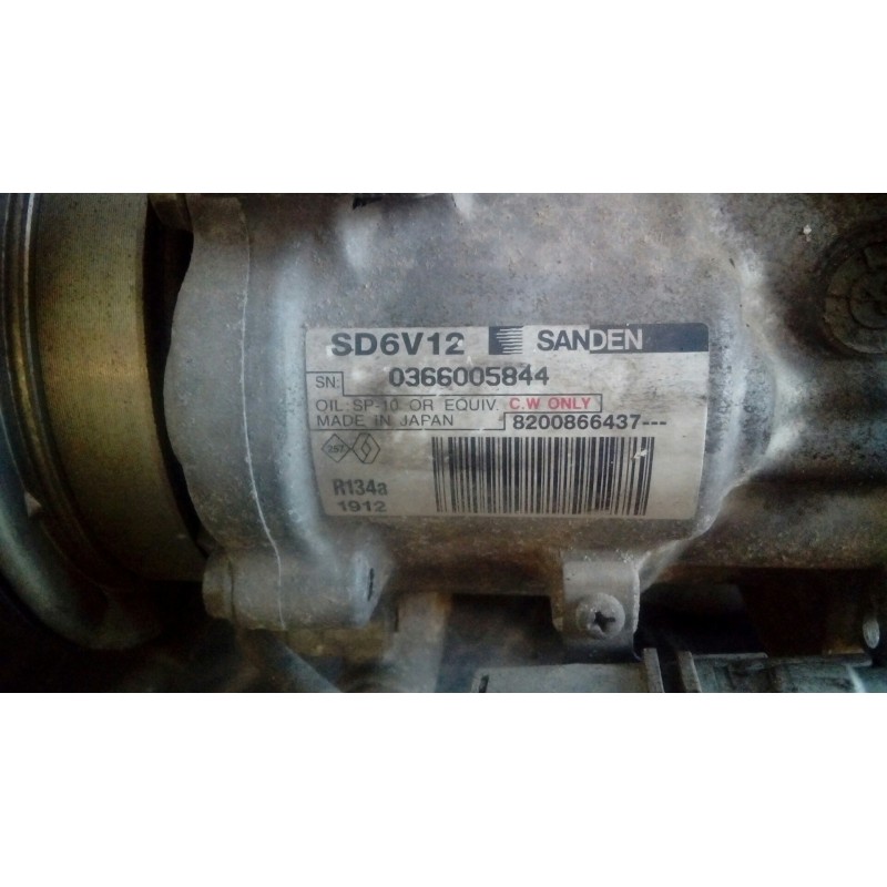 Recambio de compresor aire acondicionado para renault clio iii exception 2 referencia OEM IAM   
