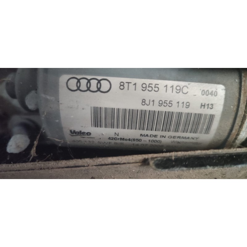 Recambio de motor limpia delantero para audi a5 coupe (8t) 2.7 tdi referencia OEM IAM   