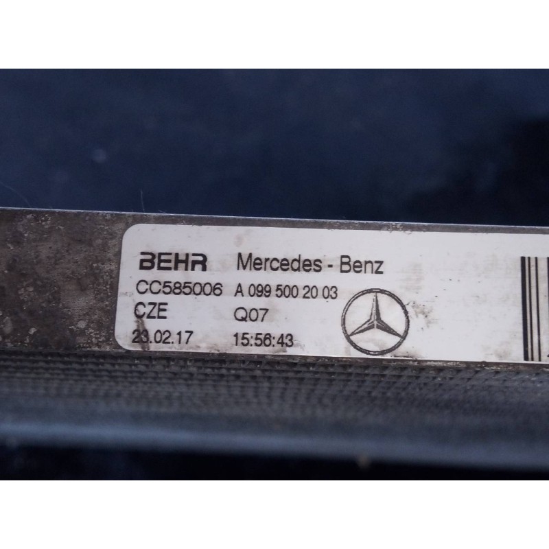 Recambio de radiador agua para mercedes clase e (w212) lim. e 220 bluetec (212.001) referencia OEM IAM A0995002003  