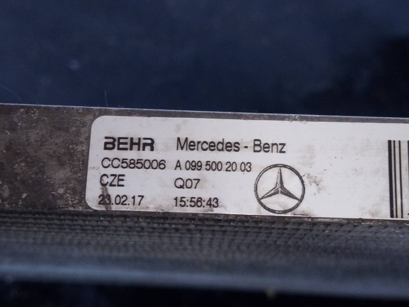 Recambio de radiador agua para mercedes clase e (w212) lim. e 220 bluetec (212.001) referencia OEM IAM A0995002003  