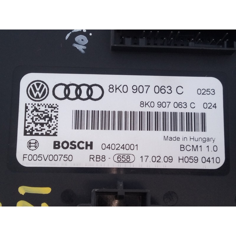 Recambio de modulo electronico para audi a4 ber. (b8) básico referencia OEM IAM 8K0907063C 04024001 