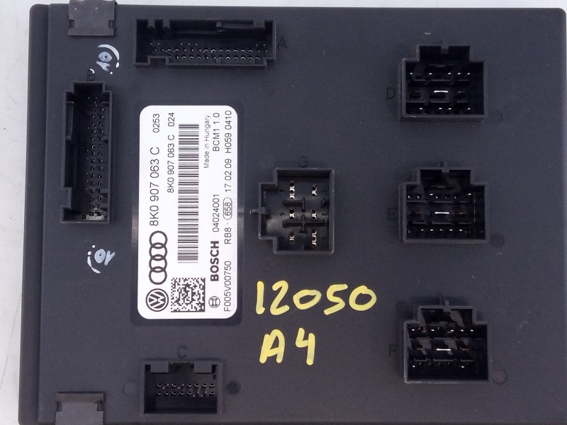 Recambio de modulo electronico para audi a4 ber. (b8) básico referencia OEM IAM 8K0907063C 04024001 